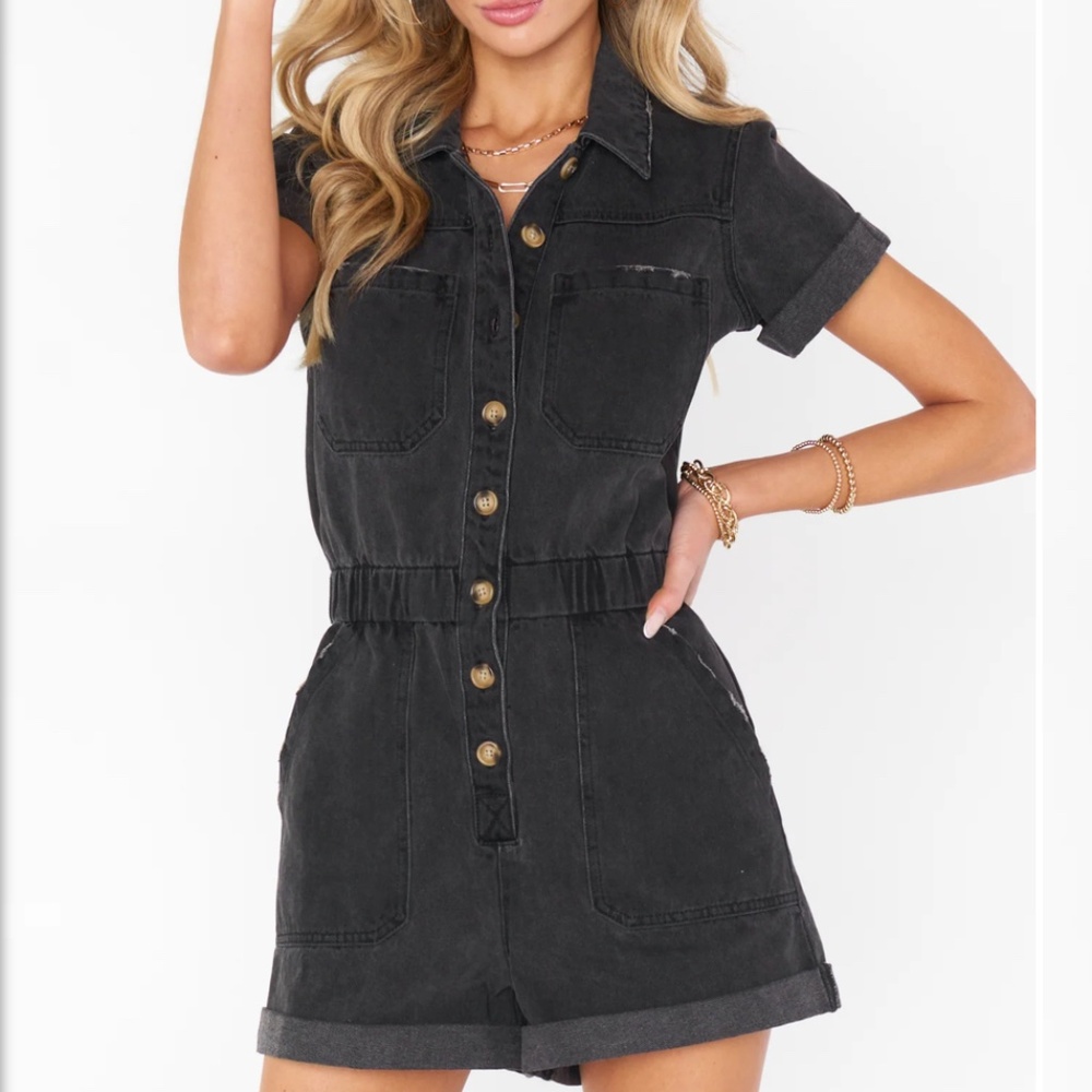 Show Me Your Mumu Cannon Denim Romper